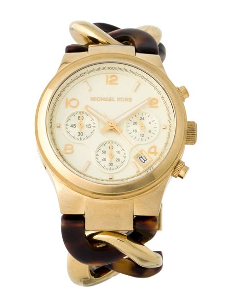 michael kors runway twist goldtone watch mk-4222|Michael Kors Runway Twist Watch .